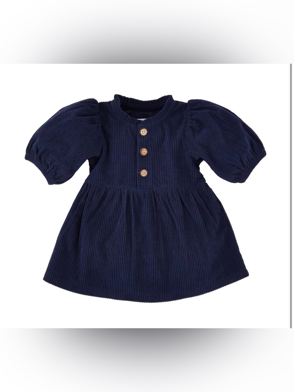 NWT-Mud Pie 9/12M Baby Girl’s Navy Corduroy Dress